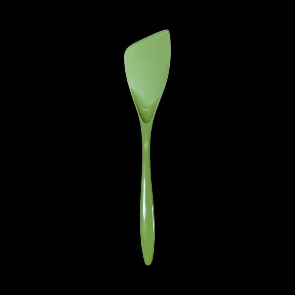 Vintage Rosti‎ Design Mepal Melamine Angled Spatula Denmark Hutzler Green